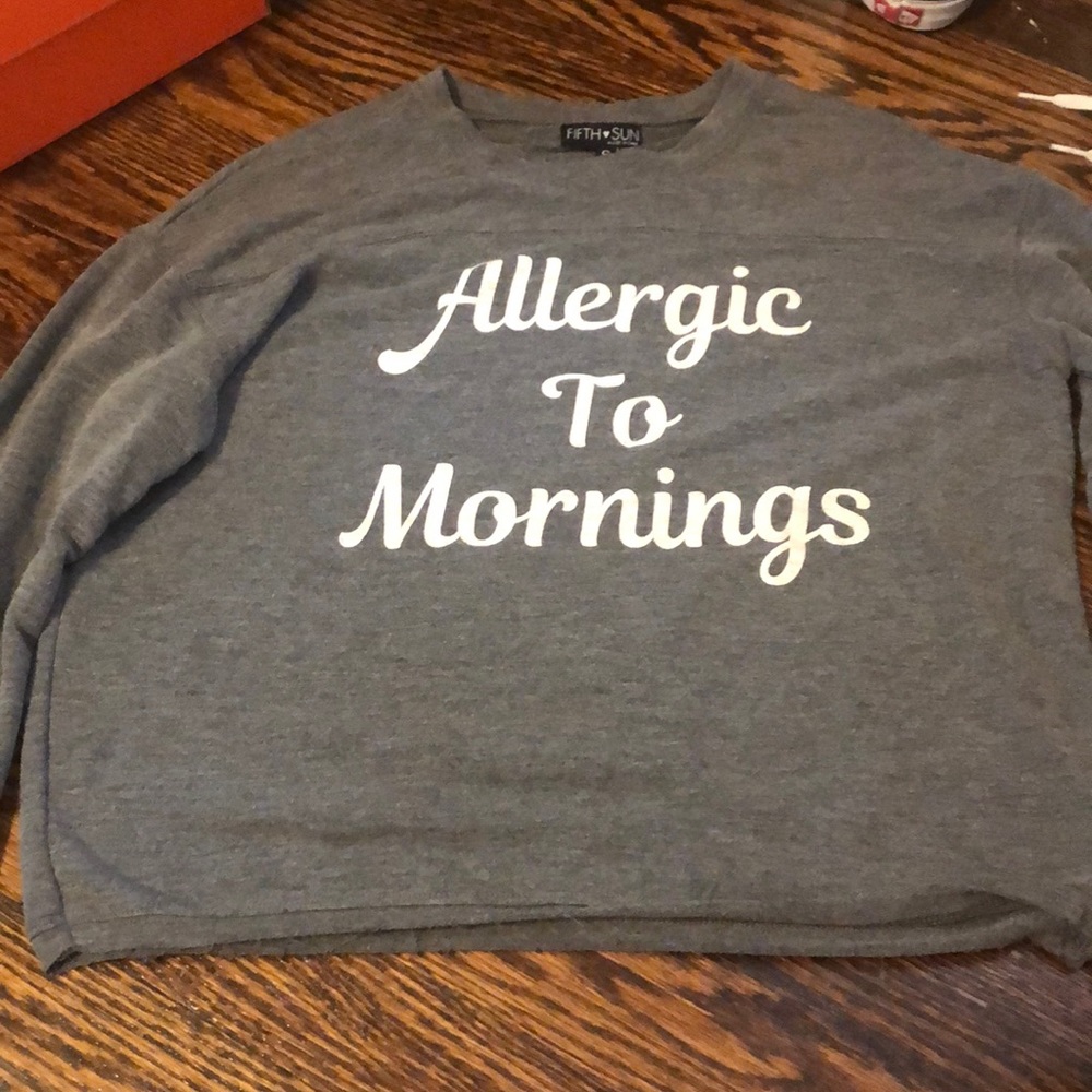 Allergic To Mornings long sleeve shirt